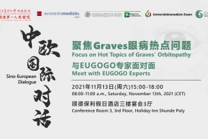 Sino-European Dialogue - Focus on Hot Topics of Graves' orbitopathy